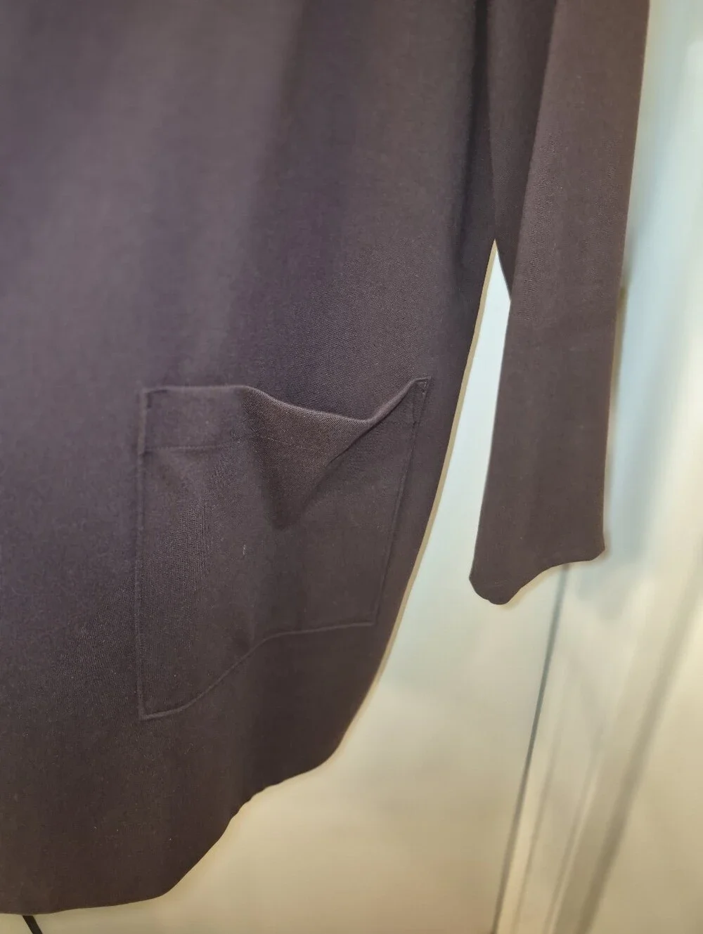 Eileen Fisher Brown Open-Front Trench Jacket